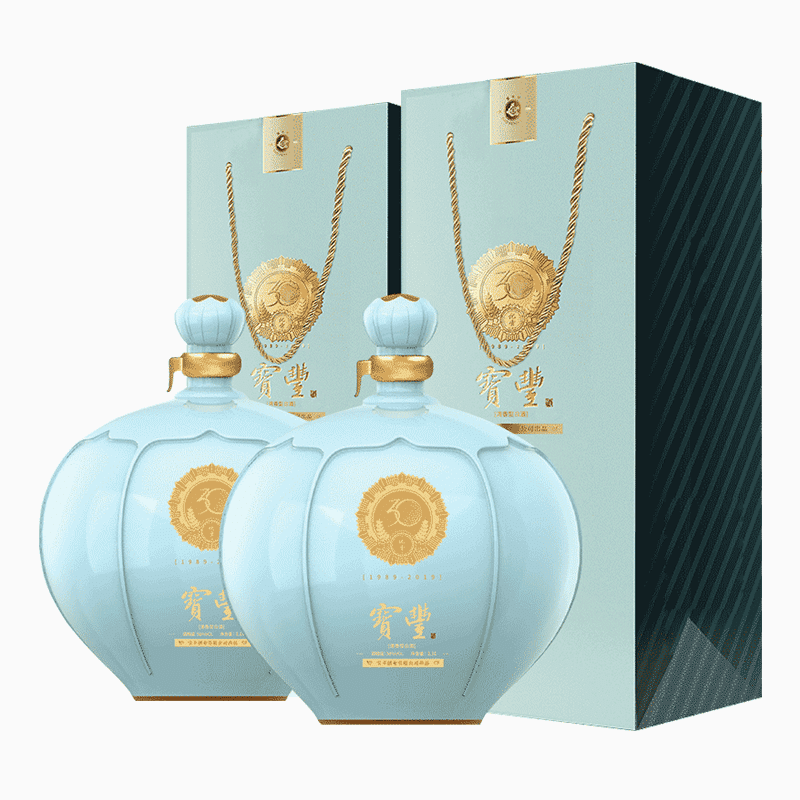 【酒厂直营】宝丰清香50度优质30 粮食酒1100ML*2坛酒白酒整箱