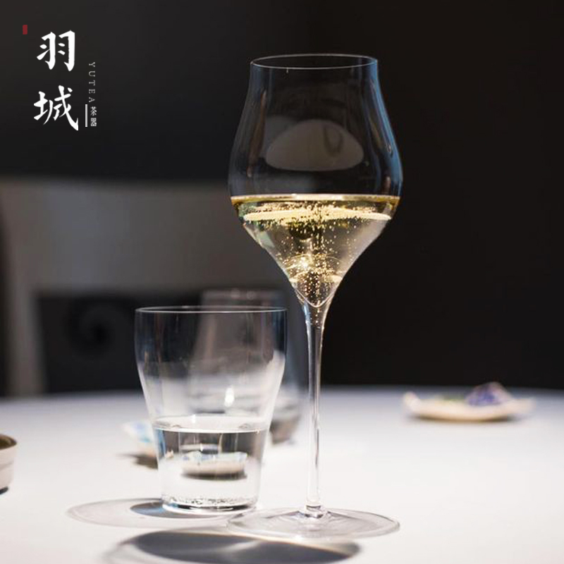 轻奢华高档欧式西餐厅葡萄酒高脚红酒杯 香槟家用甜酒起泡酒杯