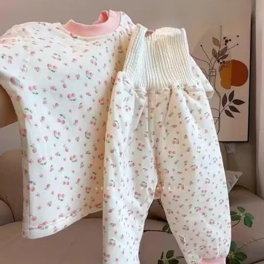 婴儿保暖内衣打底秋秋裤秋冬33076宝宝新生儿高腰护肚薄棉居家服,童装/婴儿装/亲子装,内衣套装,淘宝优惠券,粉丝福利购,淘宝优惠卷