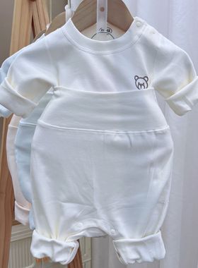 新款A类婴幼儿280g宝宝居家休闲秋衣裤无骨舒绒21269高腰婴儿套装