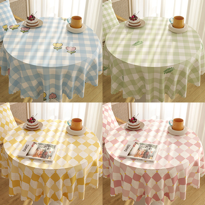 防水防油防烫圆形餐桌布