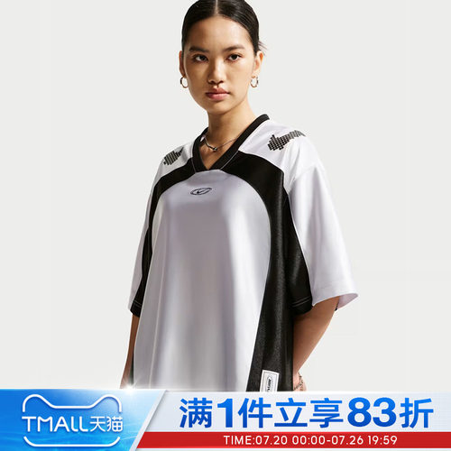NIKE耐克女子AS STREET GFX JERSEY运动休闲短袖T恤IQ6138-101