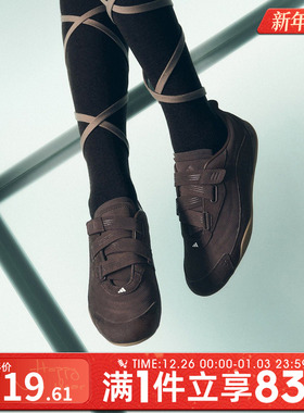 adidas阿迪达斯女子FOS城市机能芭蕾舞风运动鞋休闲鞋KJ4037