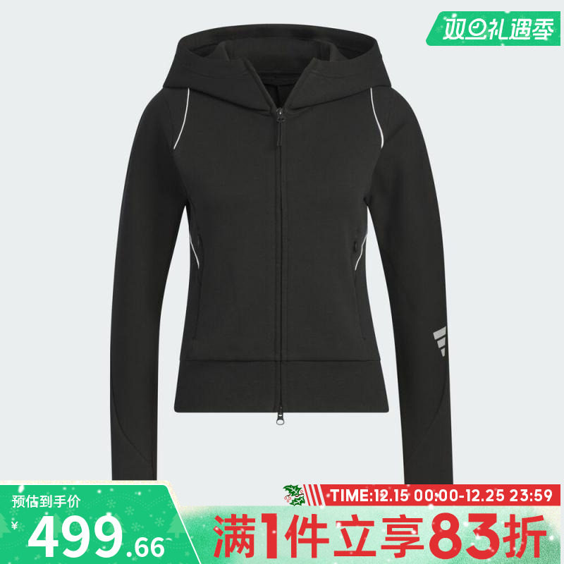 adidas阿迪达斯女子FUSTL W KN JKT1运动健身夹克外套KC2716