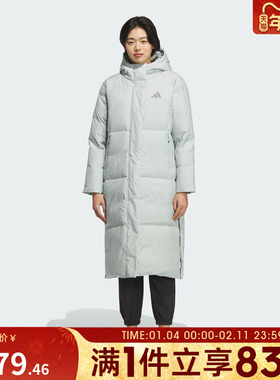 adidas阿迪达斯女子W PUFF L DOWN运动休闲羽绒服KC5949