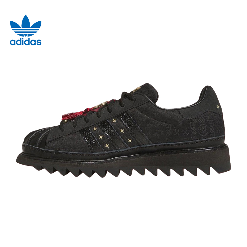 adidas阿迪三叶草男鞋女鞋CLOT SUPERSTAR运动休闲鞋JR5114