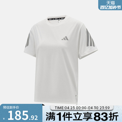 adidas阿迪达斯女子ADI365/// T W运动休闲短袖T恤JZ5115