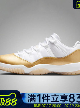 NIKE耐克女鞋AIR JORDAN 11 RETRO LOW运动训练篮球鞋AH7860-102