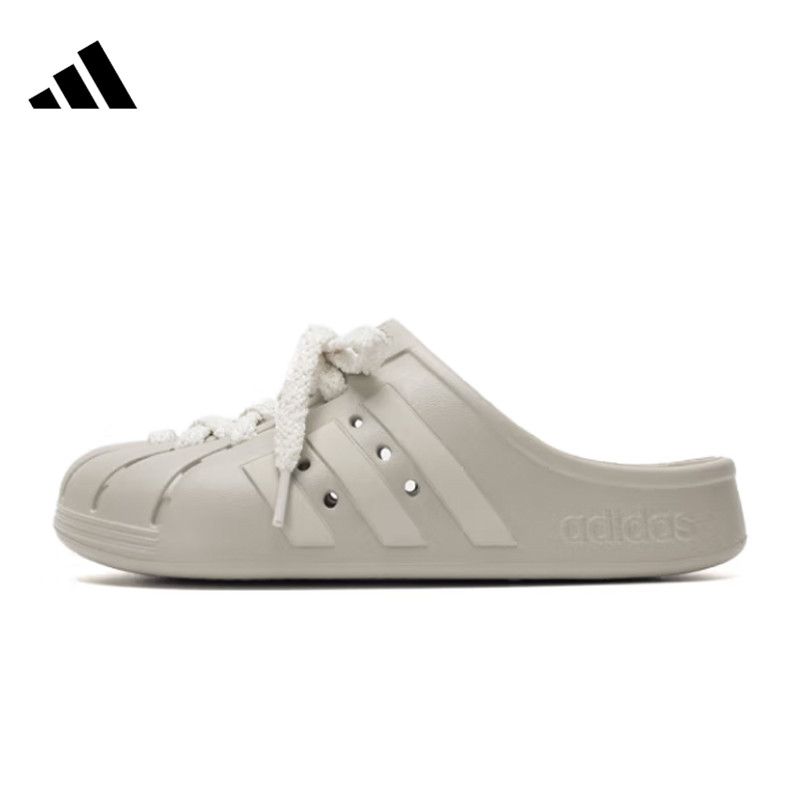 adidas阿迪达斯男鞋女鞋ADILETTECLOGSPWFTW运动休闲拖鞋JQ2118