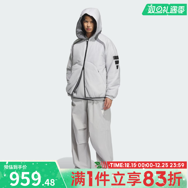 adidas阿迪达斯男子FUSTLPPADJKT运动棉服JZ8722