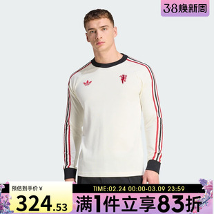 adidas阿迪达斯男子MUFC OG LS运动休闲长袖T恤JZ2235