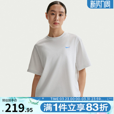 NIKE耐克女子AS W NSW GFX TEE BOXY运动休闲短袖T恤IR7589-121