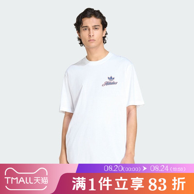 adidas阿迪达斯三叶草男子GFX T运动休闲短袖T恤KE2248