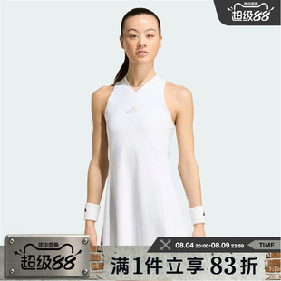 adidas阿迪达斯女子夏季DRESS PRO露肩修身运动休闲连衣裙KH1116