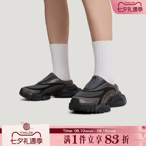 adidas阿迪达斯男女拖鞋FOSXLG RUNNER MULE运动休闲穆勒鞋JS4529