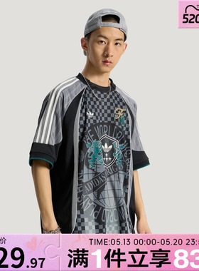 adidas阿迪达斯三叶草男子运动休闲短袖T恤KY2162