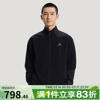 adidas阿迪达斯男子三合一运动训练休闲梭织连帽夹克外套KW4765