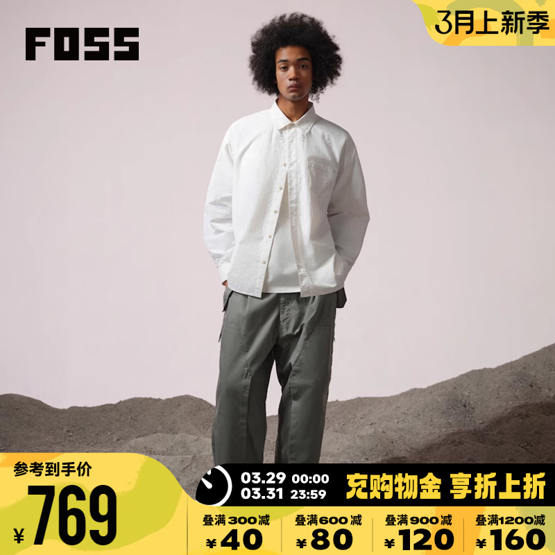 FOSS男款长袖潮牌上衣