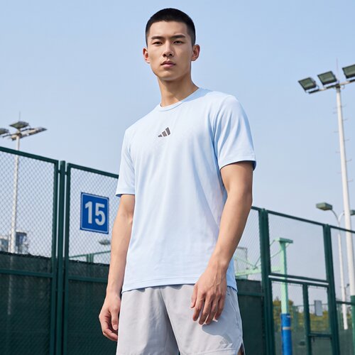 adidas阿迪达斯男子POWER 3S TEE运动休闲短袖T恤JV9713