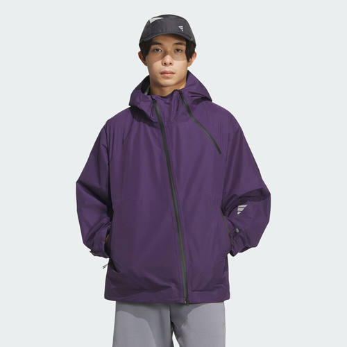 adidas阿迪达斯男子FOS运动休闲连帽夹克外套KG9411