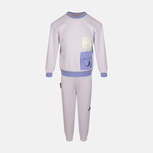 adidas阿迪达斯儿童LK KN TRACKSUIT运动休闲长袖套服LH3557