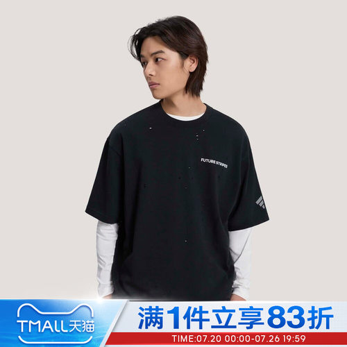 adidas阿迪达斯男子FOS M RH TEE SS运动休闲短袖T恤KS0007
