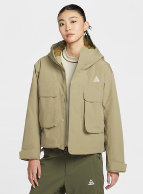 NIKE耐克女子ACG户外运动训练休闲连帽棉服外套FV7328-276
