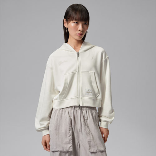 NIKE耐克女子AS J BRK ESS+ FLC MD CRP FZ卫衣外套IZ5785-133