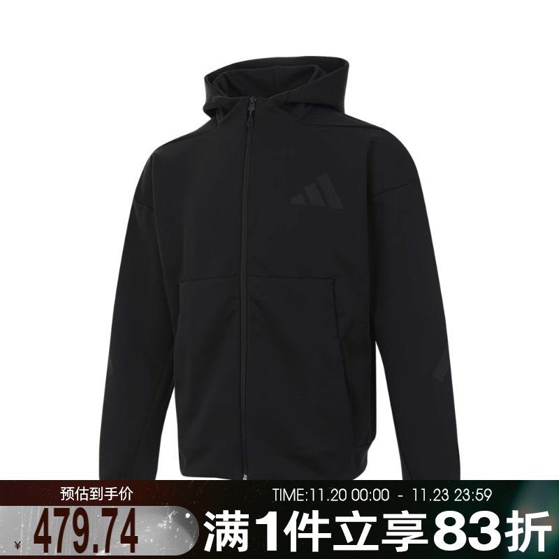 adidas阿迪达斯2024秋新款男子外套Z.N.E.黑标运动休闲夹克JE7538
