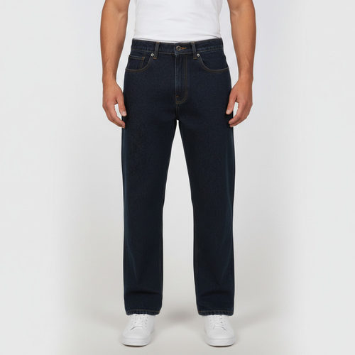VANS范斯男子Check-5 Loose Denim运动休闲长裤VN000PH6DRR