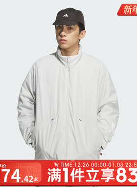 adidas阿迪达斯男子FOS运动休闲立领棉服外套KC2569