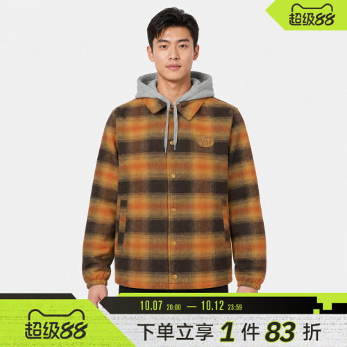 VANS范斯男子Torrey Coaches运动休闲夹克外套VN000U343N1