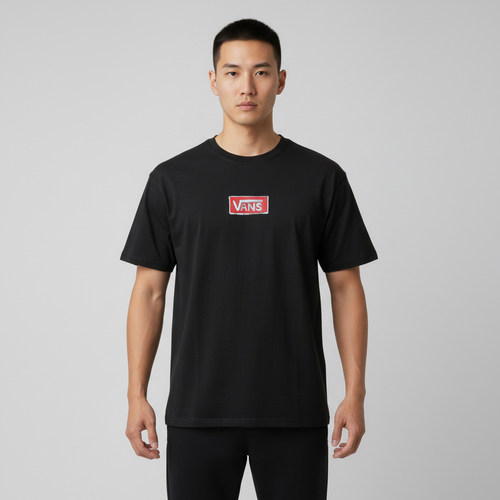 VANS范斯男子运动休闲短袖T恤VN000TKRBLK