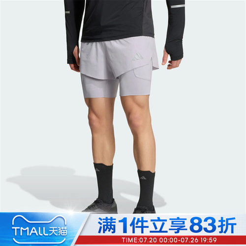 adidas阿迪达斯男子adi365 2in1 M运动休闲短裤KS6098