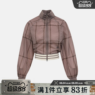 adidas阿迪达斯女子CROP JACKET运动健身夹克外套KX4645