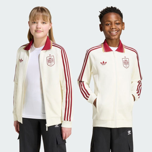 adidas阿迪达斯大童复古足球文件夹克时尚运动健身外套JZ2248
