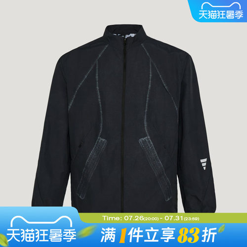 adidas阿迪达斯FOS男子外套机能梭织宽松夹克KU5308