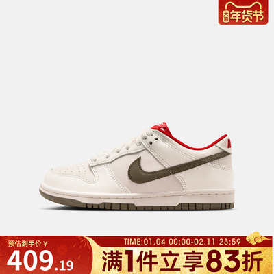 NIKE耐克大童NIKE DUNK LOW (GS)运动休闲鞋IQ9793-020