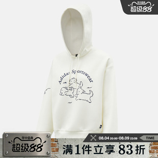 adidas阿迪达斯女子POP ART HD运动休闲套头衫卫衣KB7223