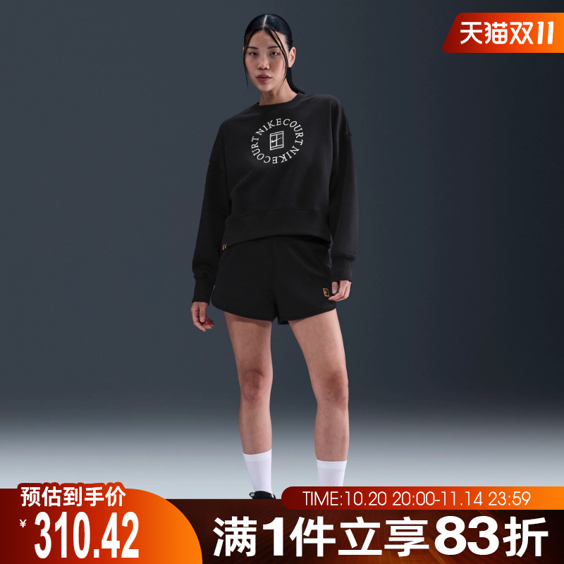 NIKE耐克女子PHNX CREW HRTGE运动休闲套头衫卫衣HJ8989-010