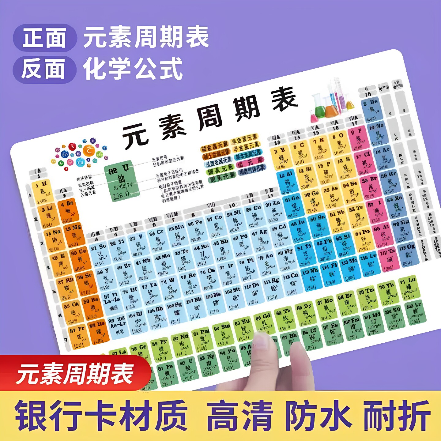 初中高中元素周期表顺口溜挂图