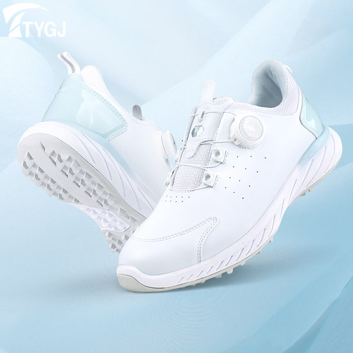 高尔夫球鞋防水防滑旋转钮鞋带