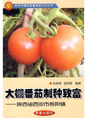 正版包邮大棚番茄制种致富：陕西省西安市栎阳镇正版书籍