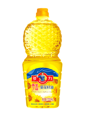 【官方旗舰店】多力黄金三益葵花籽油700ml 老版