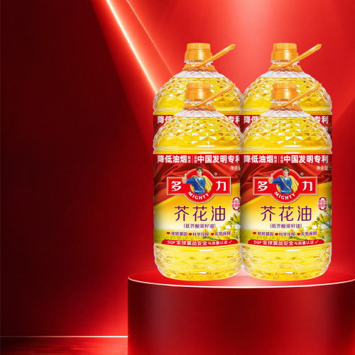 多力芥花油5L*4桶装食用油