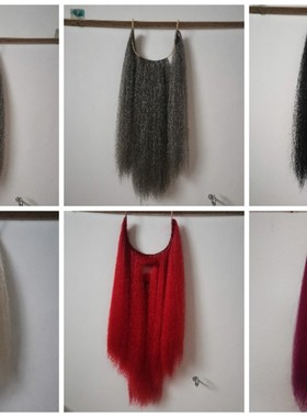 戏曲包公髯口 胡子黑满 寇准演出花脸胡子白色 武生红色关公胡须