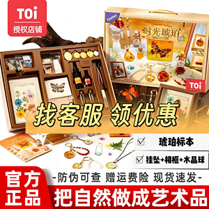 TOI图益时光琥珀diy礼盒琥珀昆虫