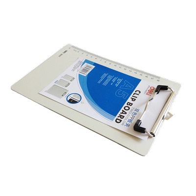 得力9247书写板夹 PP材质书写垫板 A5板夹写字板  9248学生垫板A4板夹