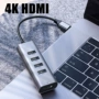 Trạm nối Type-C Bộ chuyển đổi máy tính Apple pro Macbook mở rộng không khí bên ngoài dock matebook máy tính xách tay phụ kiện Bộ chuyển đổi USB Bộ chuyển đổi USB hdmi 4K dòng chiếu - USB Aaccessories quạt kẹp