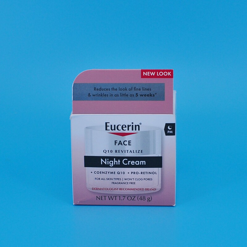 美国 Eucerin优色林辅酶Q10晚霜抗皱紧致保湿滋润抗衰老面霜 48g